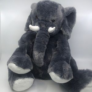 Animal Alley Stuffed Animal Grey Elephant Toys R Us 20” Long Plush